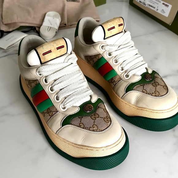 Gucci Double Screener Sneakers - Picture 6 of 9